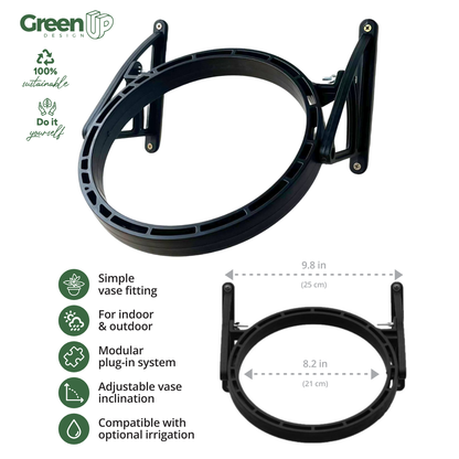 GreenUp Vertical Garden – Single Pot Modules (🧩20 modules · 🪴1 pot per module · 🌱Supports 20 plants)